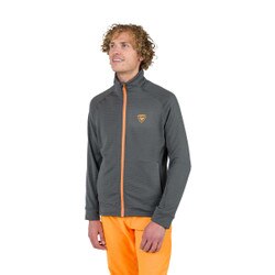 Rossignol Blackside Fleece Full Zip Men's in Onyx Grey